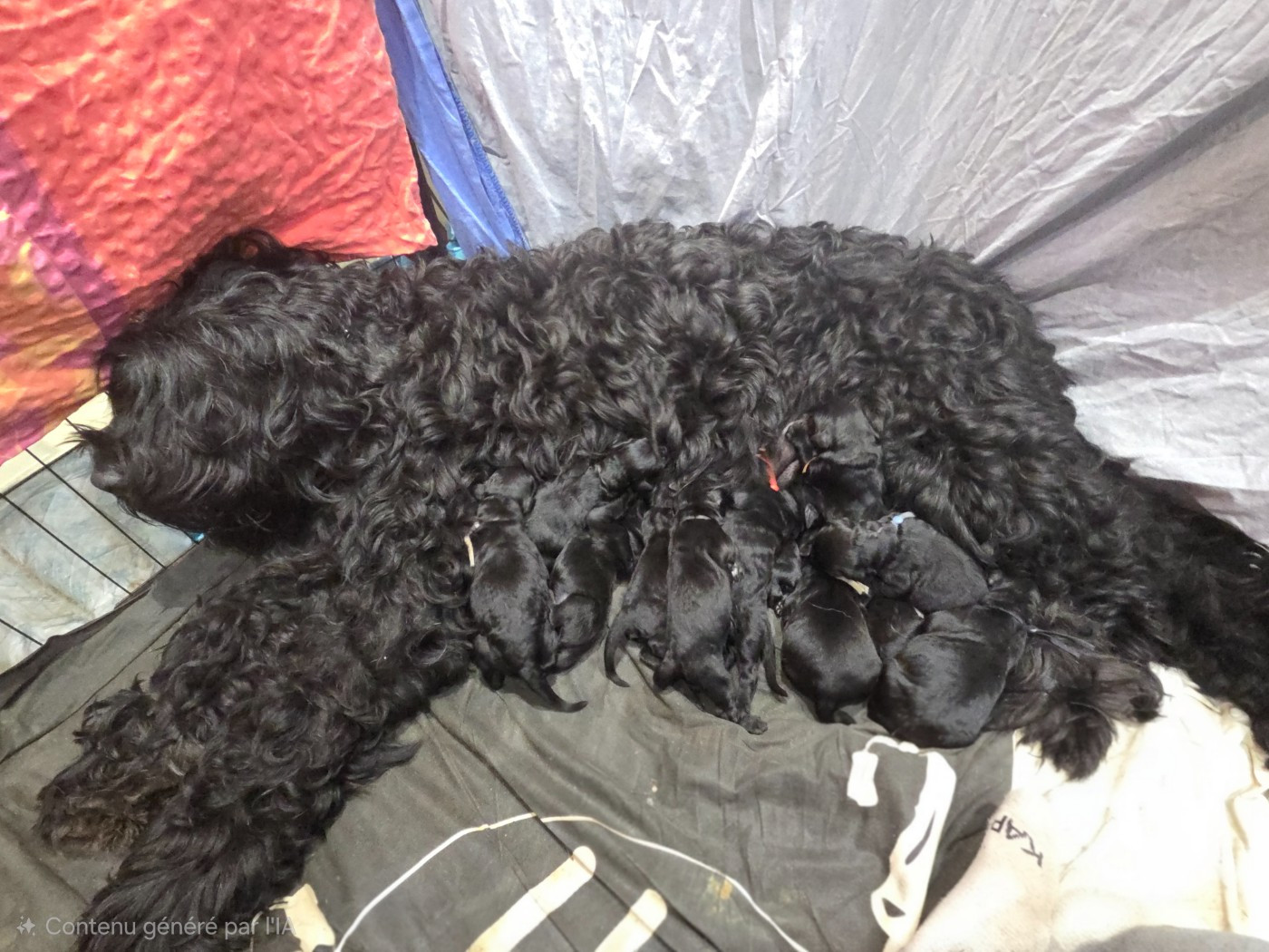 du domaine de la noyaraye - Terrier noir - Portée née le 17/12/2025
